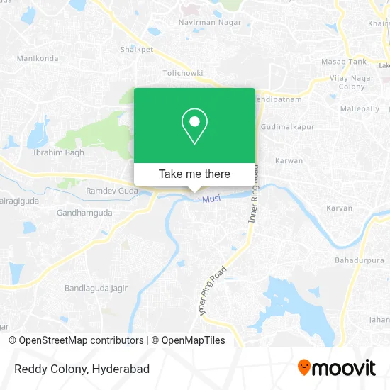 Reddy Colony map