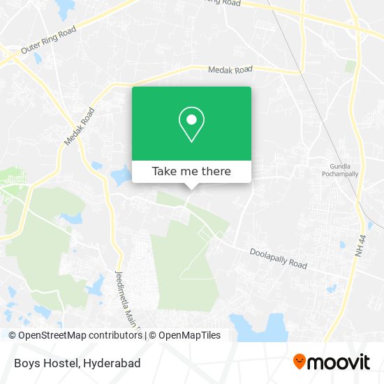 Boys Hostel map