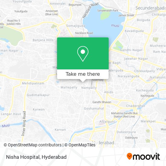 Nisha Hospital map