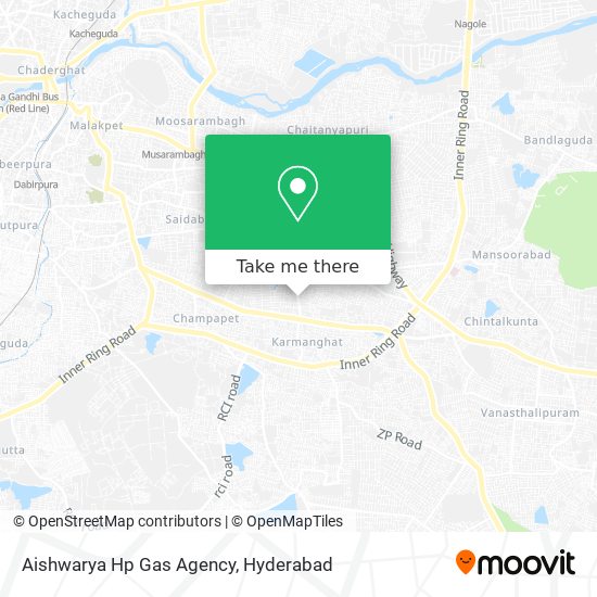 Aishwarya Hp Gas Agency map