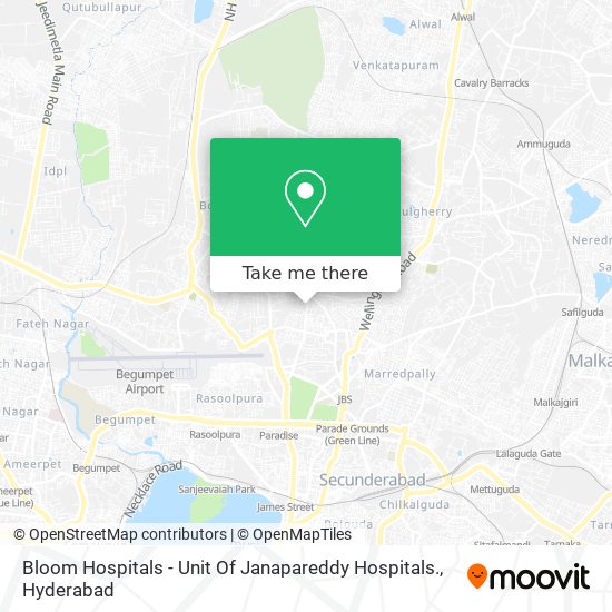 Bloom Hospitals - Unit Of Janapareddy Hospitals. map