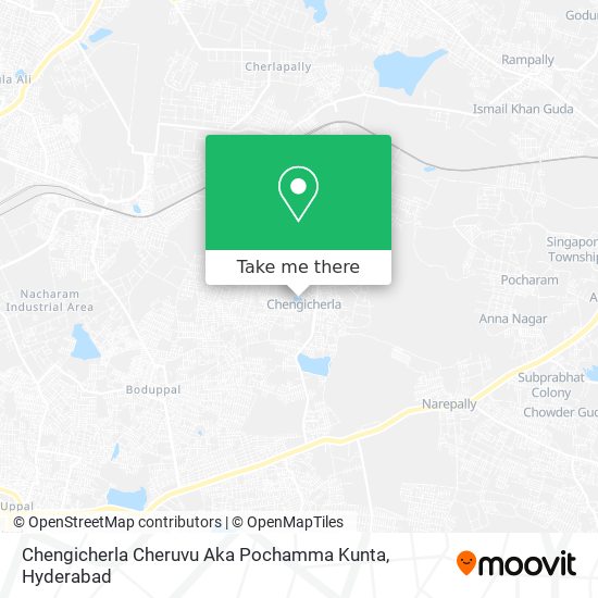Chengicherla Cheruvu Aka Pochamma Kunta map