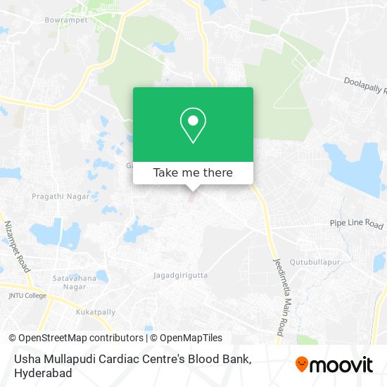 Usha Mullapudi Cardiac Centre's Blood Bank map