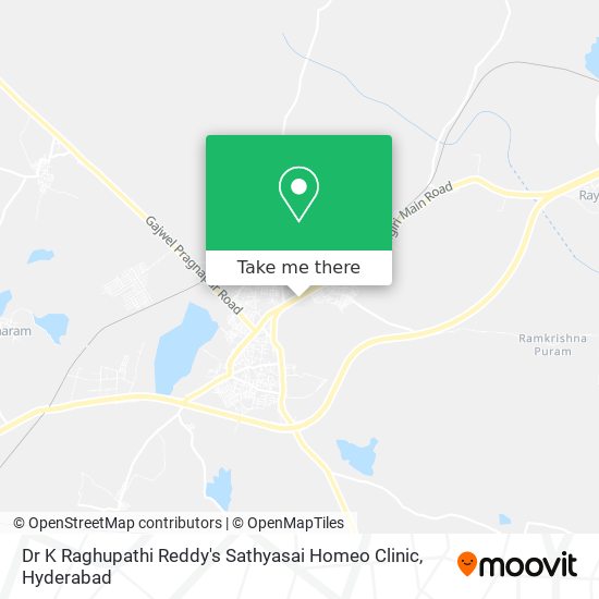 Dr K Raghupathi Reddy's Sathyasai Homeo Clinic map