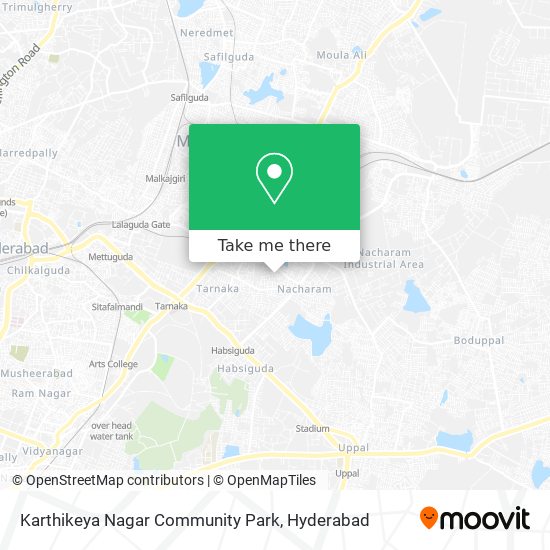 Karthikeya Nagar Community Park map