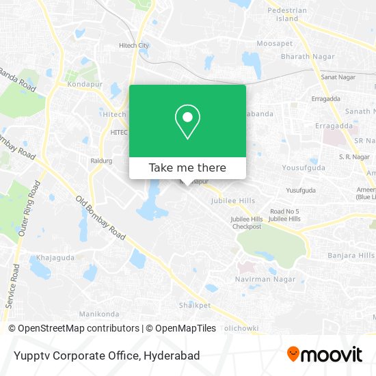 Yupptv Corporate Office map