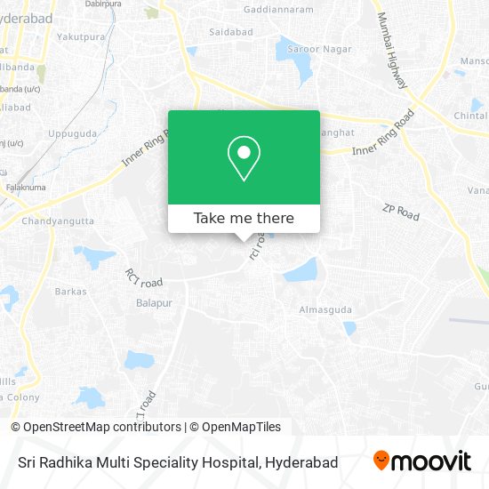 Sri Radhika Multi Speciality Hospital map