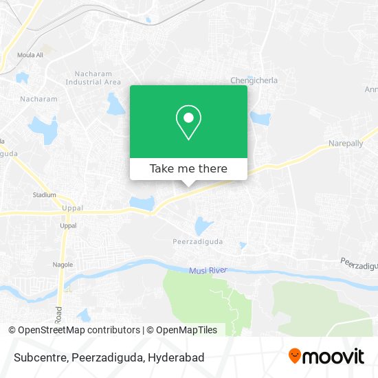 Subcentre, Peerzadiguda map