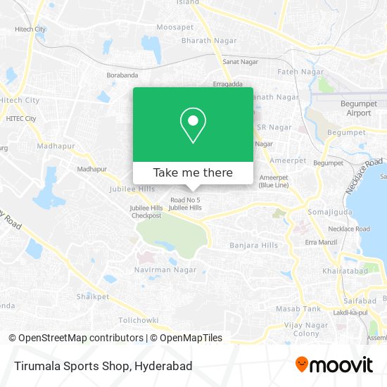 Tirumala Sports Shop map