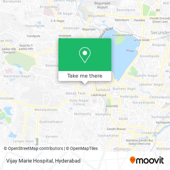 Vijay Marie Hospital map