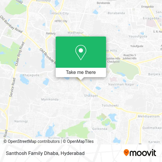 Santhosh Family Dhaba map