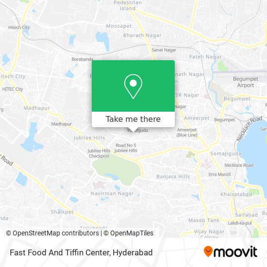Fast Food And Tiffin Center map