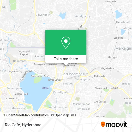 Rio Cafe map