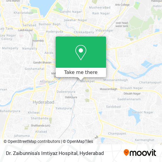 Dr. Zaibunnisa's Imtiyaz Hospital map