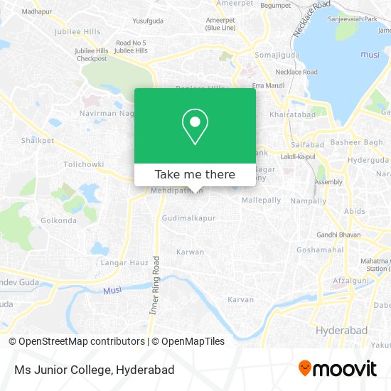 Ms Junior College map