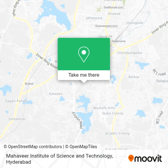 Mahaveer Institute Of Science And Technology map