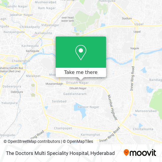 The Doctors Multi Speciality Hospital map