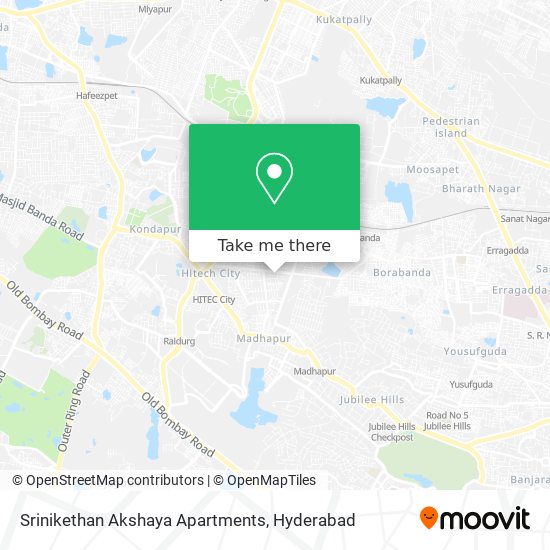Srinikethan Akshaya Apartments map