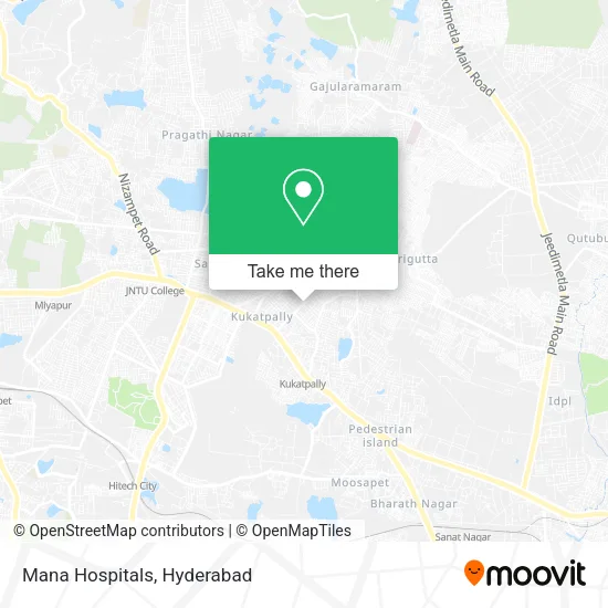 Mana Hospitals map