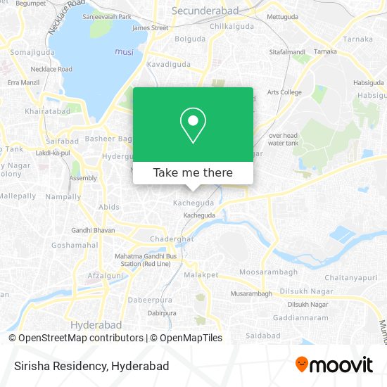 Sirisha Residency map