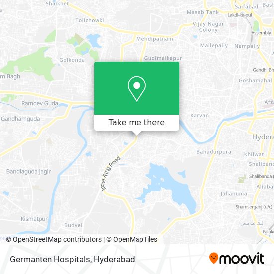 Germanten Hospitals map