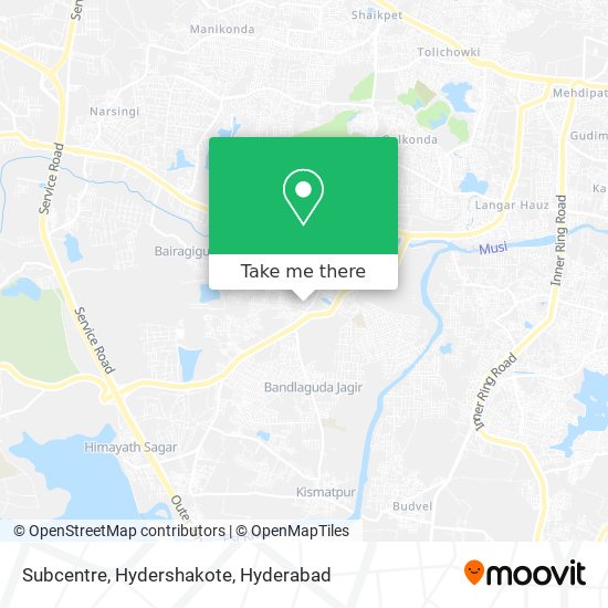 Subcentre, Hydershakote map