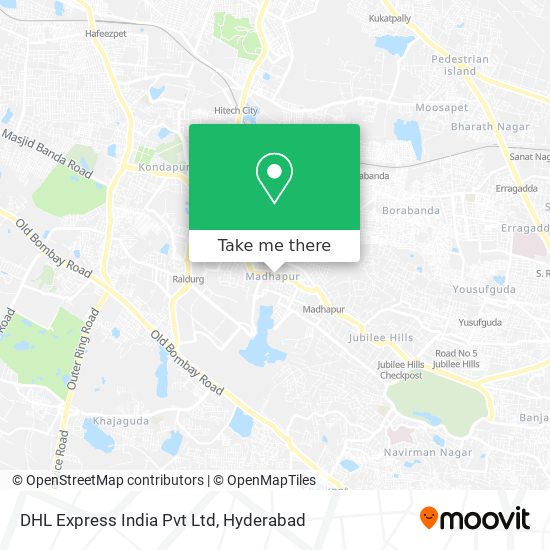 DHL Express India Pvt Ltd map