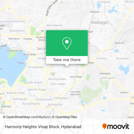 Harmony Heights Vinay Block map