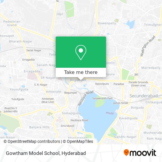 Gowtham Model School map