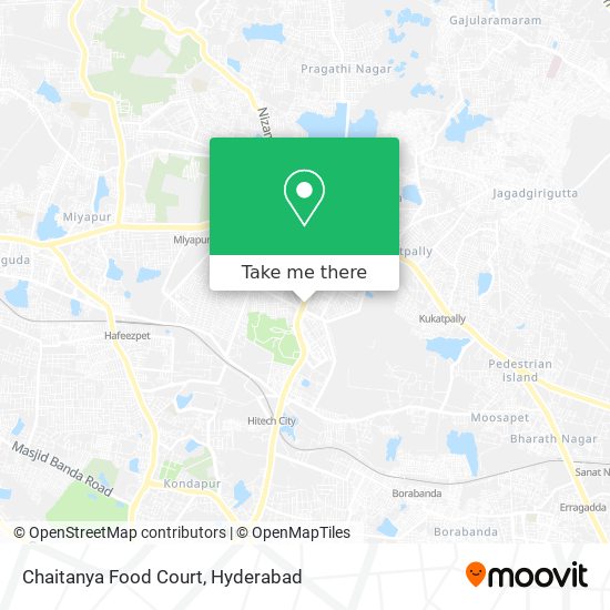 Chaitanya Food Court map