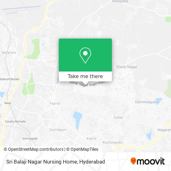 Sri Balaji Nagar Nursing Home map