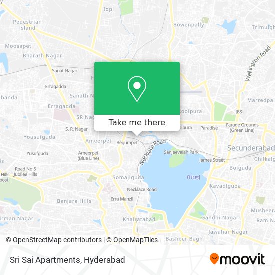 Sri Sai Apartments map