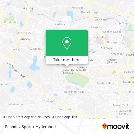 Sachdev Sports map