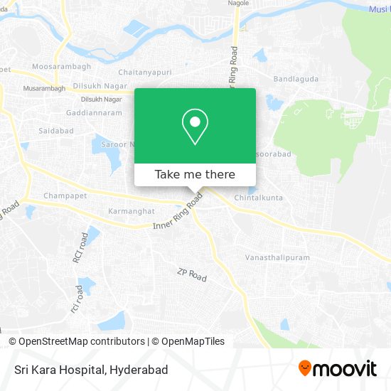 Sri Kara Hospital map