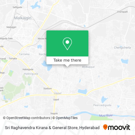 Sri Raghavendra Kirana & General Store map