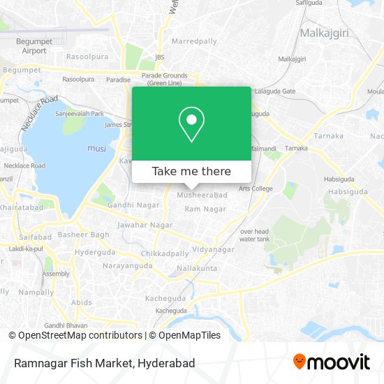 Ramnagar Fish Market map