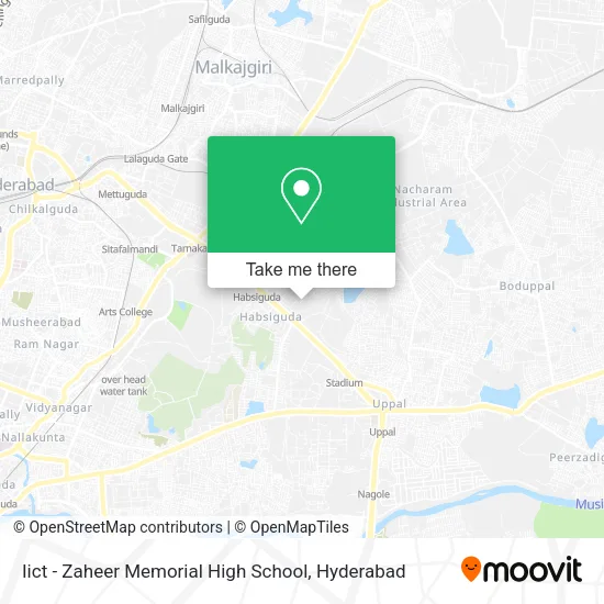 Iict - Zaheer Memorial High School map