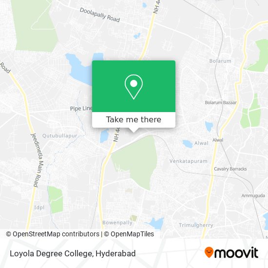 Loyola Degree College map