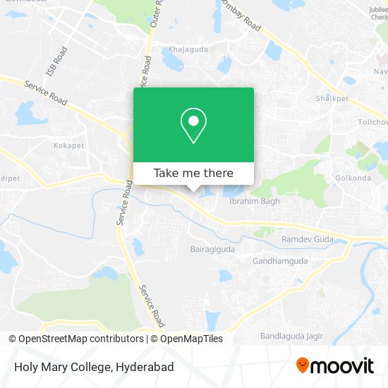 Holy Mary College map