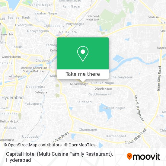 Capital Hotel (Multi-Cuisine Family Restaurant) map