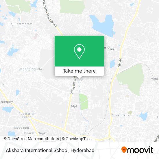 Akshara International School map