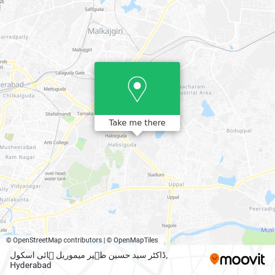 ڈاکٹر سید حسین ظہیر میموریل ہائی اسکول map