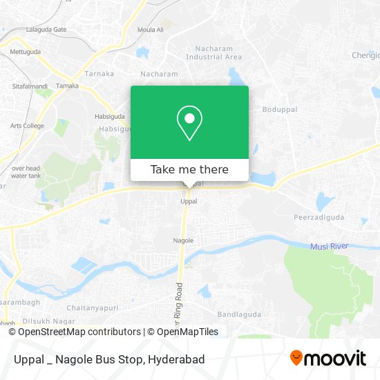 Uppal _ Nagole Bus Stop map