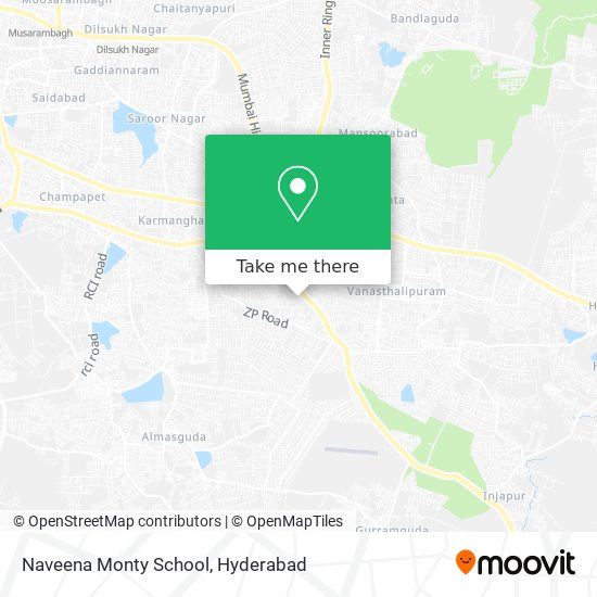 Naveena Monty School map