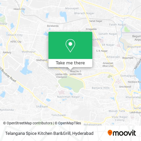 Telangana Spice Kitchen Bar&Grill map