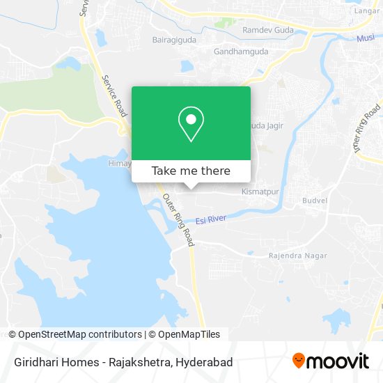 Giridhari Homes - Rajakshetra map