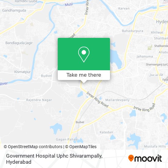 Government Hospital Uphc Shivarampally map