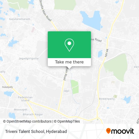 Triveni Talent School map