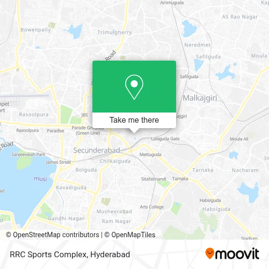 Rrc Sports Complex map