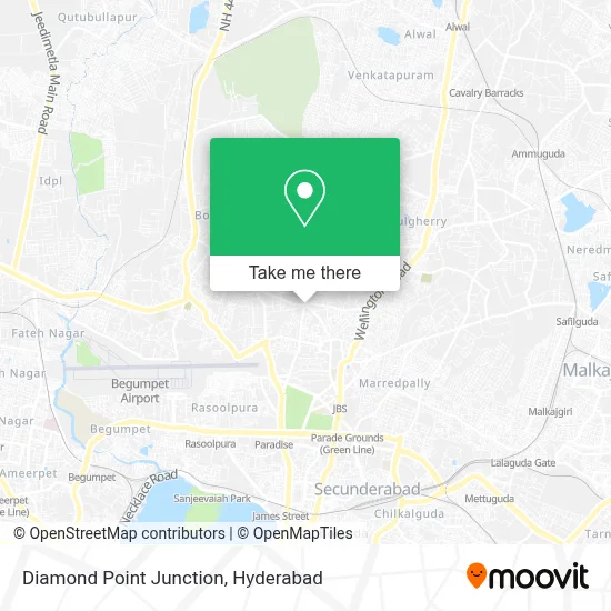 Diamond Point Junction map